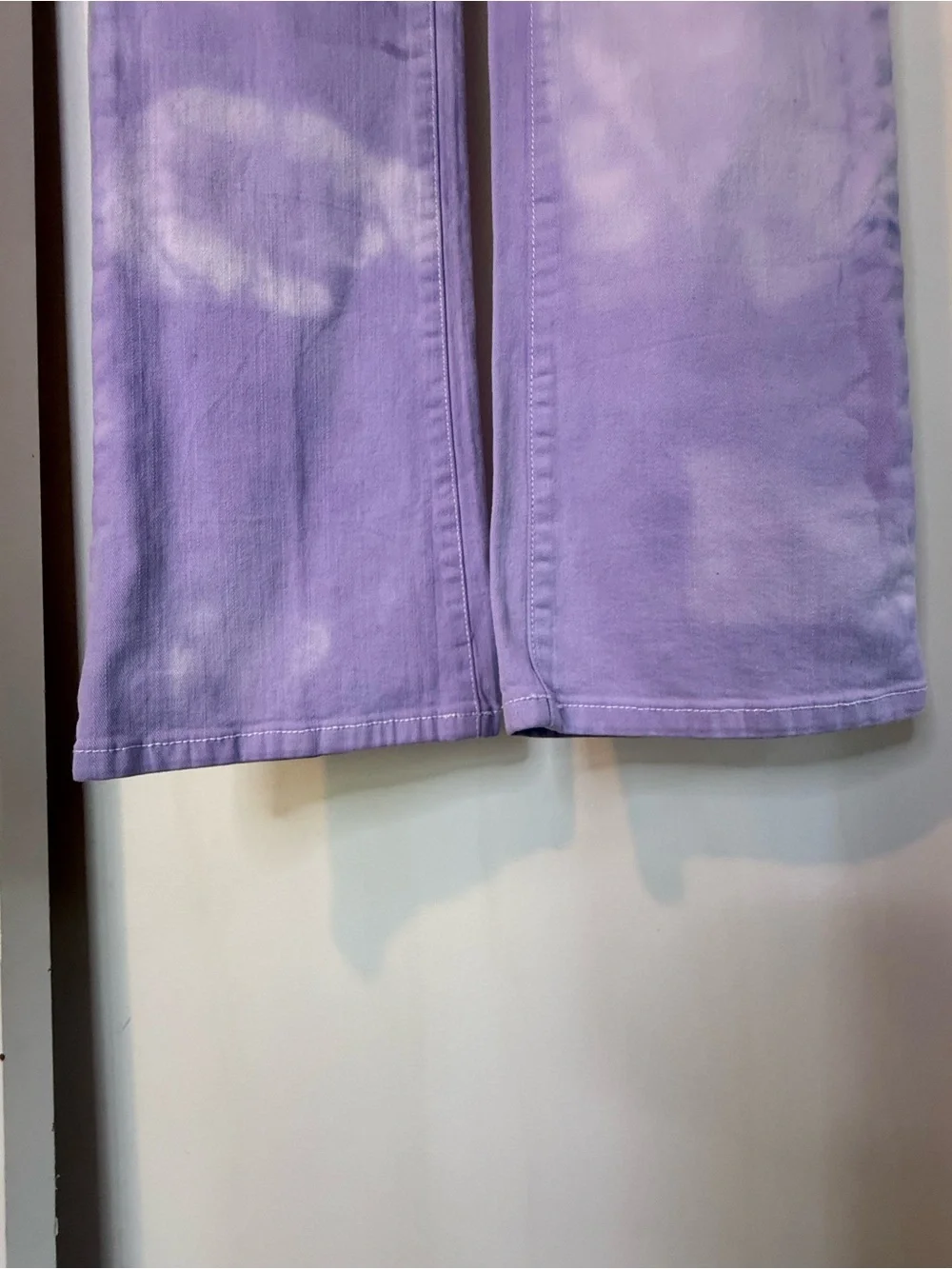 Michael Kors Lavender Handmade Tie-Dye Jeans